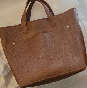 Portland Leather Goods mini Meadow crossbody tote